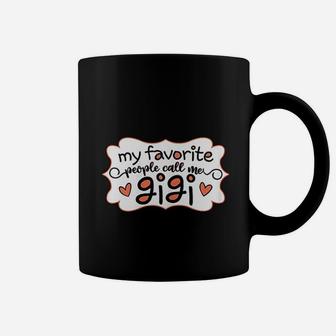 My Favorite People Call Me Gigi Grandmother Mimi Gift Coffee Mug - Seseable