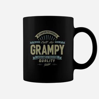 My Favorite People Call Me Grampy Grandpa Father Coffee Mug - Seseable