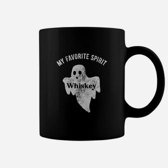 My Favorite Spirit Whiskey Funny Halloween Ghost Drinking Party Coffee Mug - Seseable