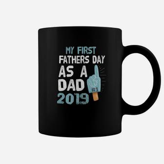 My First Fathers Day As A Dad 2019 Gift Premium Coffee Mug - Seseable