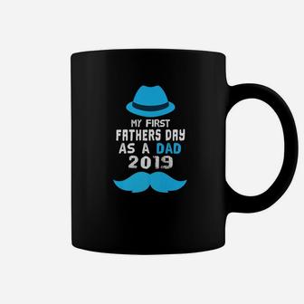 My First Fathers Day As A Dad New Dad 2019 Gift Premium Coffee Mug - Seseable
