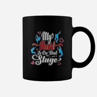 My Heart Is On That Stage Mom Women Theatre Mom Coffee Mug - Seseable