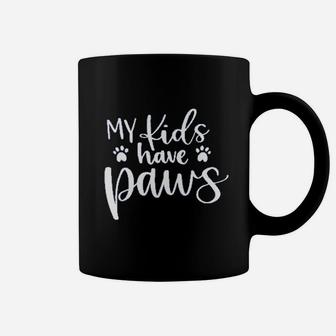 My Kids Have Paw Mom Dog Mom Cat Mom Coffee Mug | Seseable CA