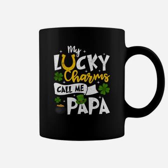 My Lucky Charms Call Me Papa Coffee Mug - Seseable