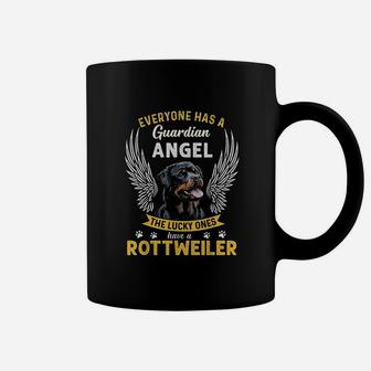 My Rottweiler Is A Guardian Gift Who Loves Pets Coffee Mug - Seseable