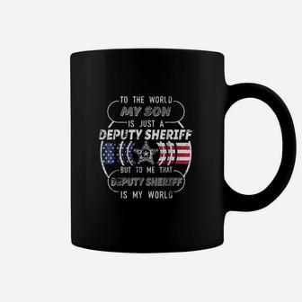 My Son Is Deputy Sheriff Deputy Sheriff Dad Coffee Mug - Seseable
