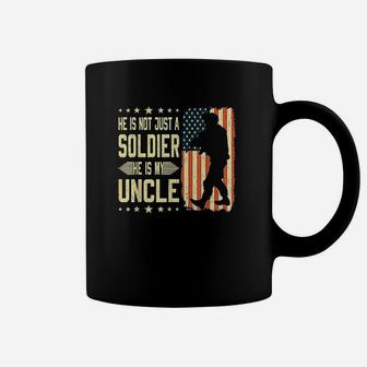 My Uncle Is A Soldier Hero Proud Army Nephew Niece Military Coffee Mug - Seseable