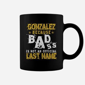 Name Gonzalez T-shirt Personalized Gonzalez Name Tee Gifts Coffee Mug - Seseable