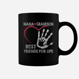 Nana And Grandson Best Friends For Life T-shirt Coffee Mug - Seseable