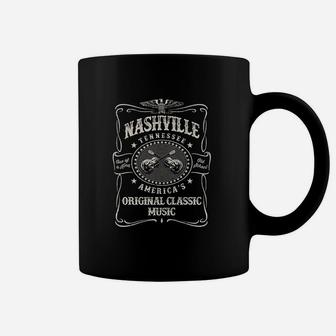 Nashville Music City Usa Vintage Coffee Mug | Seseable UK