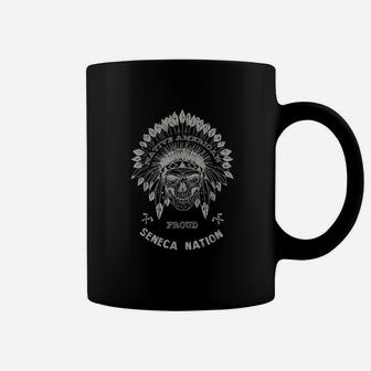 Nation Native American Indian Respect Skull Coffee Mug - Seseable