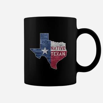 Native Texan Lone Star State Of Texas Flag Coffee Mug - Seseable