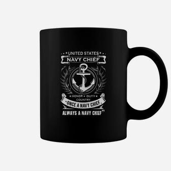 Navy Chief Always A Navy Chief Coffee Mug - Seseable