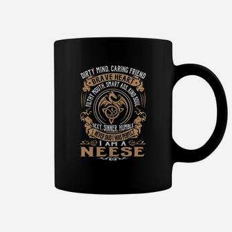 Neese Brave Heart Dragon Name Shirts Coffee Mug - Seseable