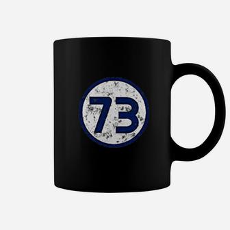 Nerdy Number 73 Blue Circle Math Science Teacher Geek Gift Coffee Mug - Seseable