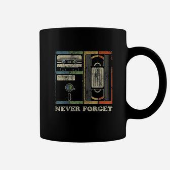 Never Forget Retro Vintage Cool 80s 90s Funny Geeky Nerdy Coffee Mug - Seseable