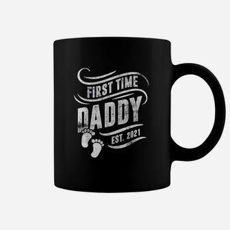 New Dad Announcement First Time Daddy 2021 Coffee Mug - Seseable