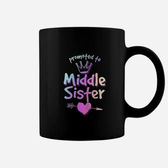 New Sis Gifts Promoted To Middle Sister Coffee Mug - Seseable