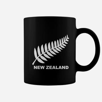 New Zealand Retro Soccer Rugby Kiwi Fern Crest Coffee Mug - Seseable