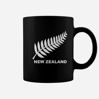 New Zealand Retro Soccer Rugby Kiwi Fern Crest Graphic Coffee Mug - Seseable