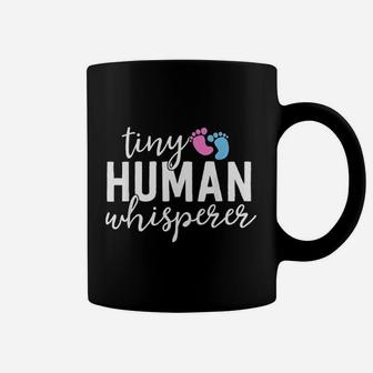 Nicu Nurse Gifts Tiny Human Whisperer Neonatal Icu Nursing Coffee Mug - Seseable