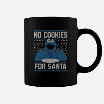 No Cookies For Santa Ugly Christmas Coffee Mug - Seseable