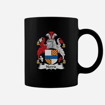 Norris Coat Of Arms Irish Family Crests Coffee Mug - Seseable