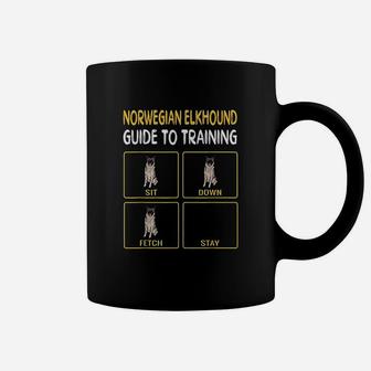 Norwegian Elkhound Guide To Training Dog Obedience Coffee Mug - Seseable