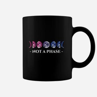 Not A Phase Lgbtq Bi Pride Flag Moon Gift Coffee Mug - Seseable