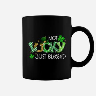 Not Lucky Just Blessed Cute St Patricks Day Irish Coffee Mug - Seseable