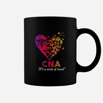 Nurse Cna Its A Work Of Heart, funny nursing gifts Coffee Mug | Seseable CA