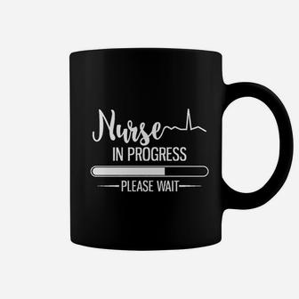 Nurse In Progress Please Wait Funny Nursing Student Coffee Mug - Seseable