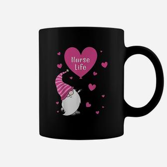 Nurse Life Valentine Gnome Nurse Gift Coffee Mug - Seseable