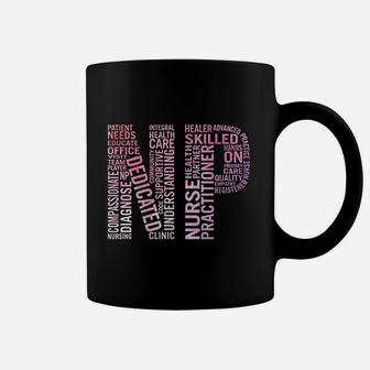 Nurse Practitioner Word Art Np Week Gifts Coffee Mug - Seseable