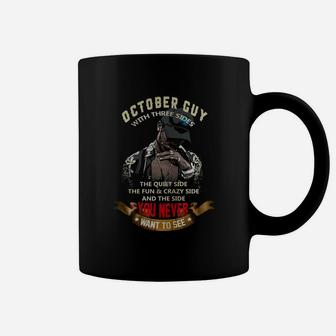 October Guy With Three Sides Coffee Mug - Seseable