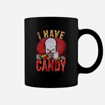 Official Halloween Scary Clown I Have Candy Horror Clown Shirt Coffee Mug - Seseable