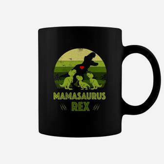 Official Mamasaurus Rex Vintage Retro Mothers Gift Coffee Mug - Seseable