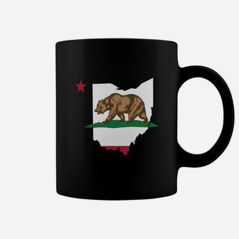 Ohio California Funny Pride Flag Apparel T-shirts Coffee Mug - Seseable
