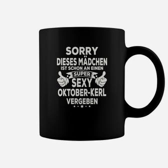 Oktoberfest Damen Tassen Super Sexy Oktober-Kerl Vergeben Spruch - Seseable