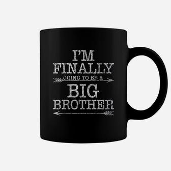Older Brother Gift I Am Finally Going To Be A Big Brother Coffee Mug - Seseable
