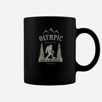 Olympic National Park Shirt Vintage Bigfoot Washington Gift Coffee Mug - Seseable