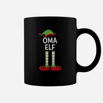 Oma Elf Cute Matching Family Christmas Elves Grandma Coffee Mug - Seseable