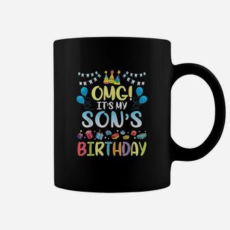Omg Its My Sons Birthday Happy To Me You Daddy Mommy Coffee Mug - Seseable
