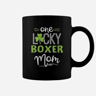 One Lucky Boxer Dog Mom St Patricks Day Coffee Mug - Seseable