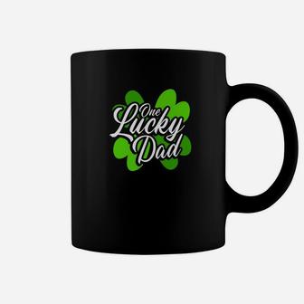 One Lucky Dad Fathers Day Gifts Premium Coffee Mug - Seseable