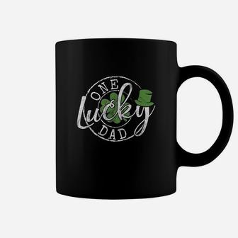 One Lucky Dad Funny Father Coffee Mug - Seseable