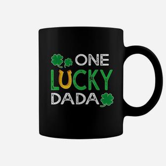 One Lucky Dada St Patricks Day, dad birthday gifts Coffee Mug - Seseable