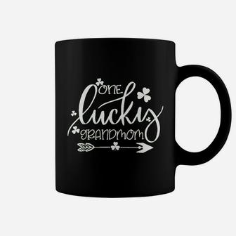 One Lucky Grandmom St Patricks Day Matching Gifts Coffee Mug - Seseable