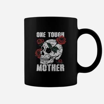One Tough Mother Skull Rose birthday Coffee Mug - Seseable