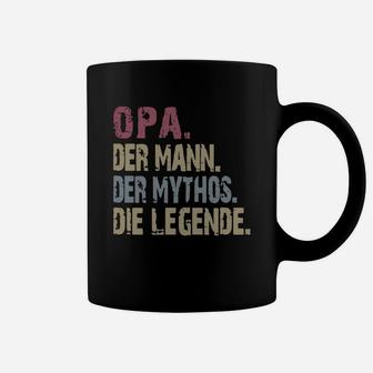 Opa Der Mann Der Mythos Die Legende Vintage Shirt Coffee Mug - Seseable